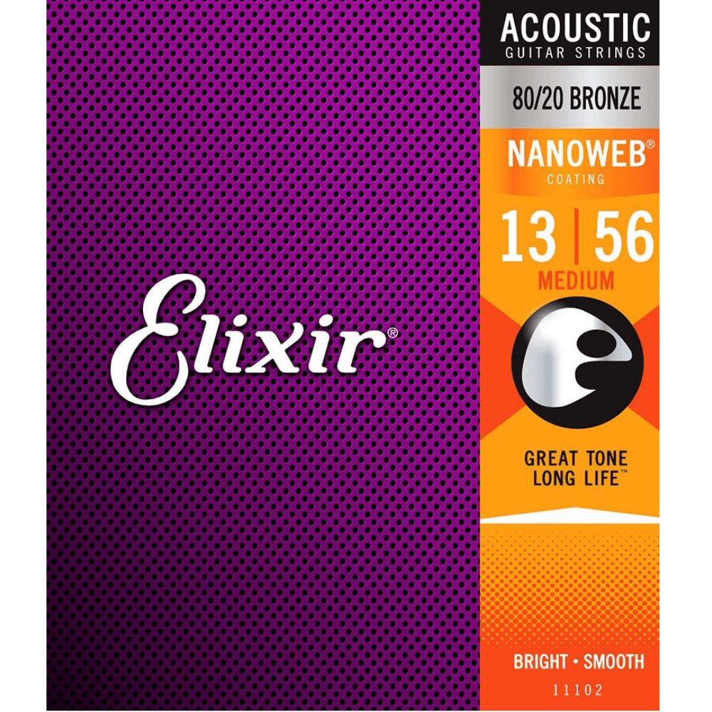 Dark Magenta elixir-strings-11102-nanoweb-80-20-acoustic-guitar-strings-013-056-medium Acoustic Guitar Strings