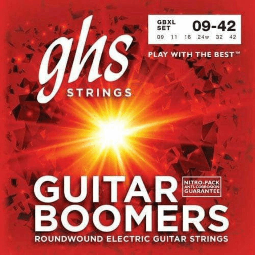 Firebrick ghs-gbxl-guitar-boomers-electric-guitar-strings-009-042-extra-light Electric Guitar Strings