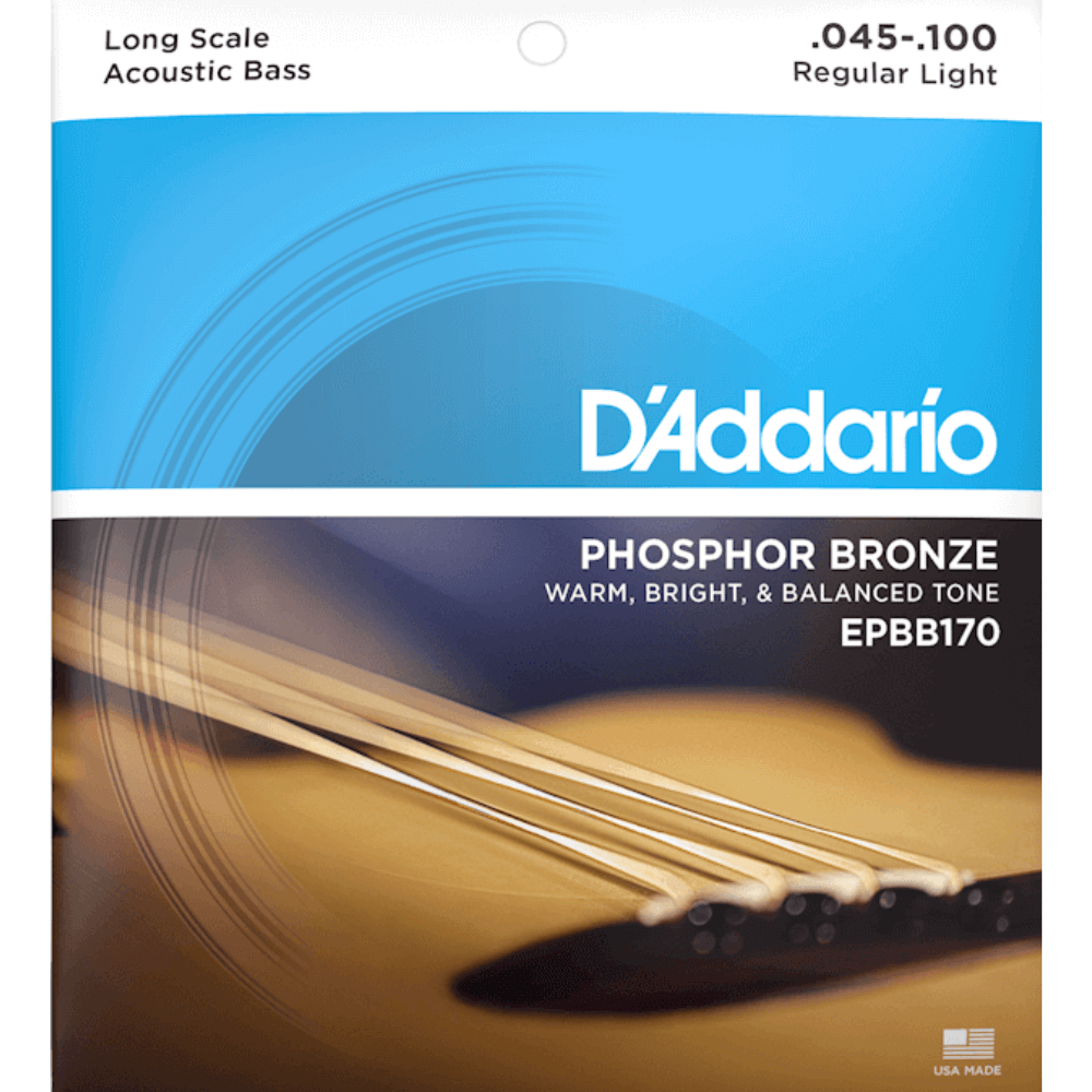 Tan daddario-epbb170-phosphor-bronze-acoustic-bass-guitar-strings-045-100-regular-light-long-scale-4-string Bass Strings