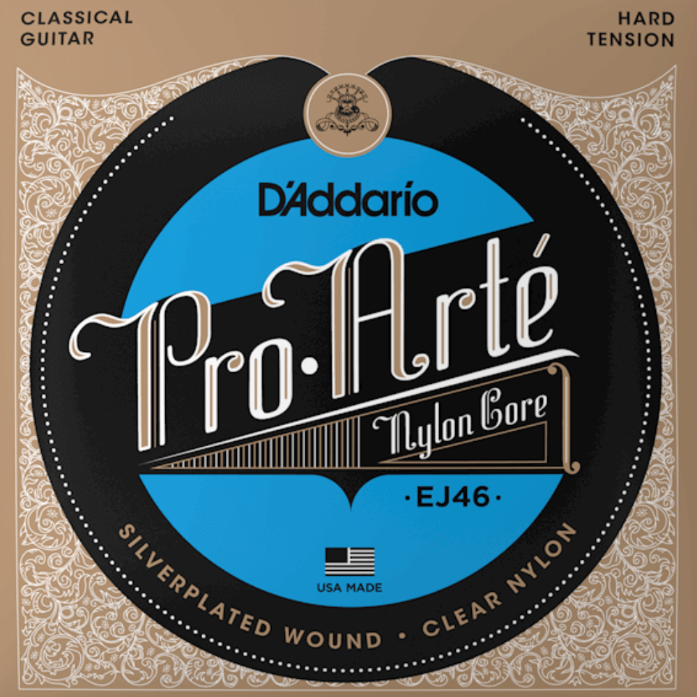 Rosy Brown daddario-ej46-pro-arte-silver-plated-classical-guitar-strings-hard-tension Classical Guitar Strings