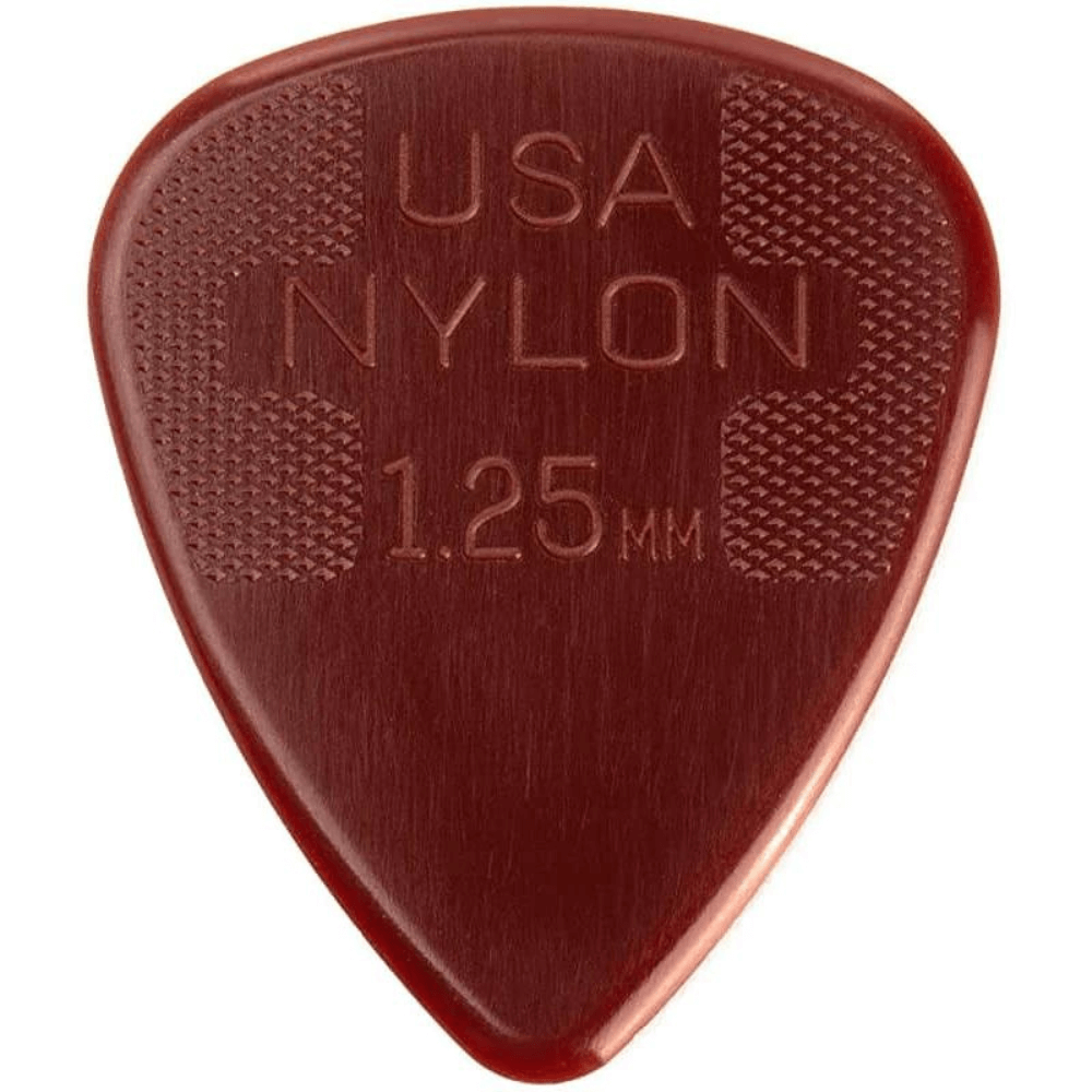 Saddle Brown dunlop-44p125-nylon-standard-picks-1-25mm-extra-heavy-12-pack Guitar Picks