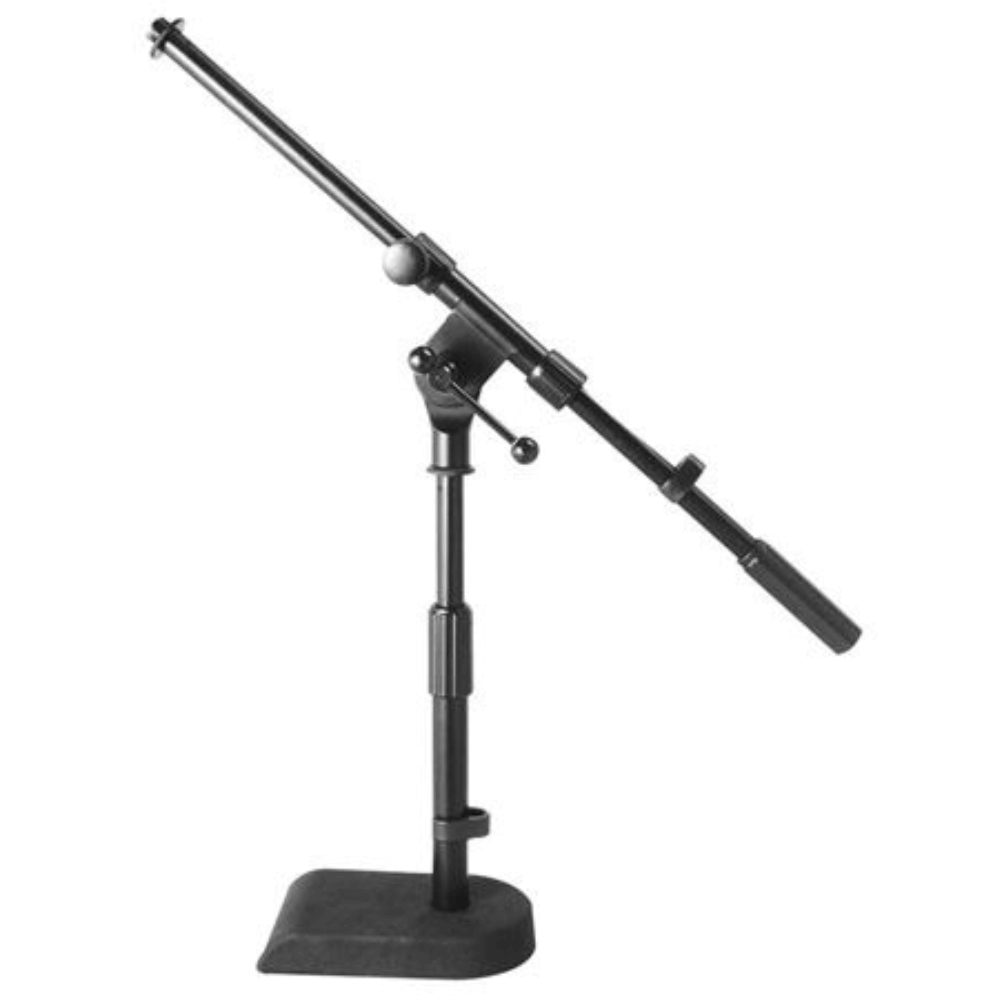 Dark Slate Gray on-stage-ms7920b-amp-and-bass-drum-short-microphone-stand Microphone Stands