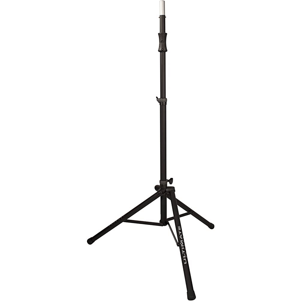 Black ultimate-support-ts-100b-lift-assist-speaker-stand-single Speaker Stands