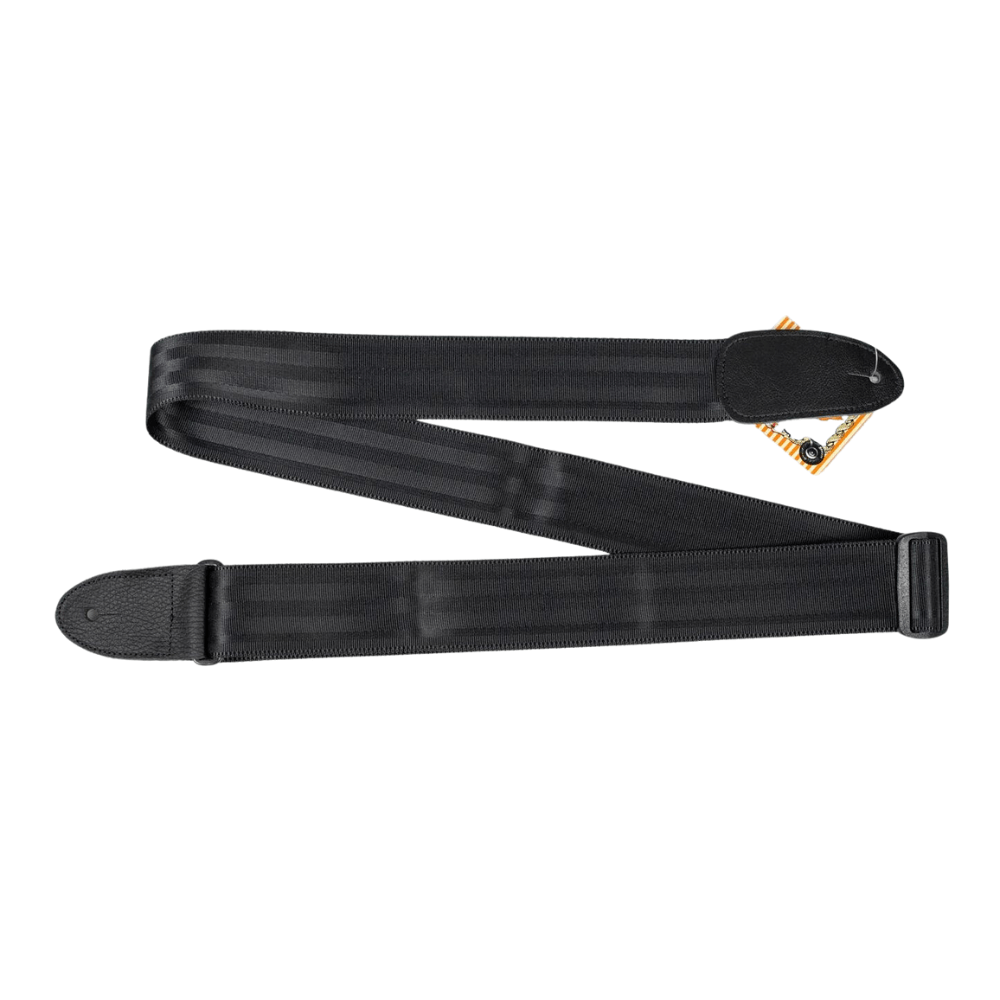 Dark Slate Gray paragon-2-basic-automotive-seatbelt-strap-black-1 Guitar Straps