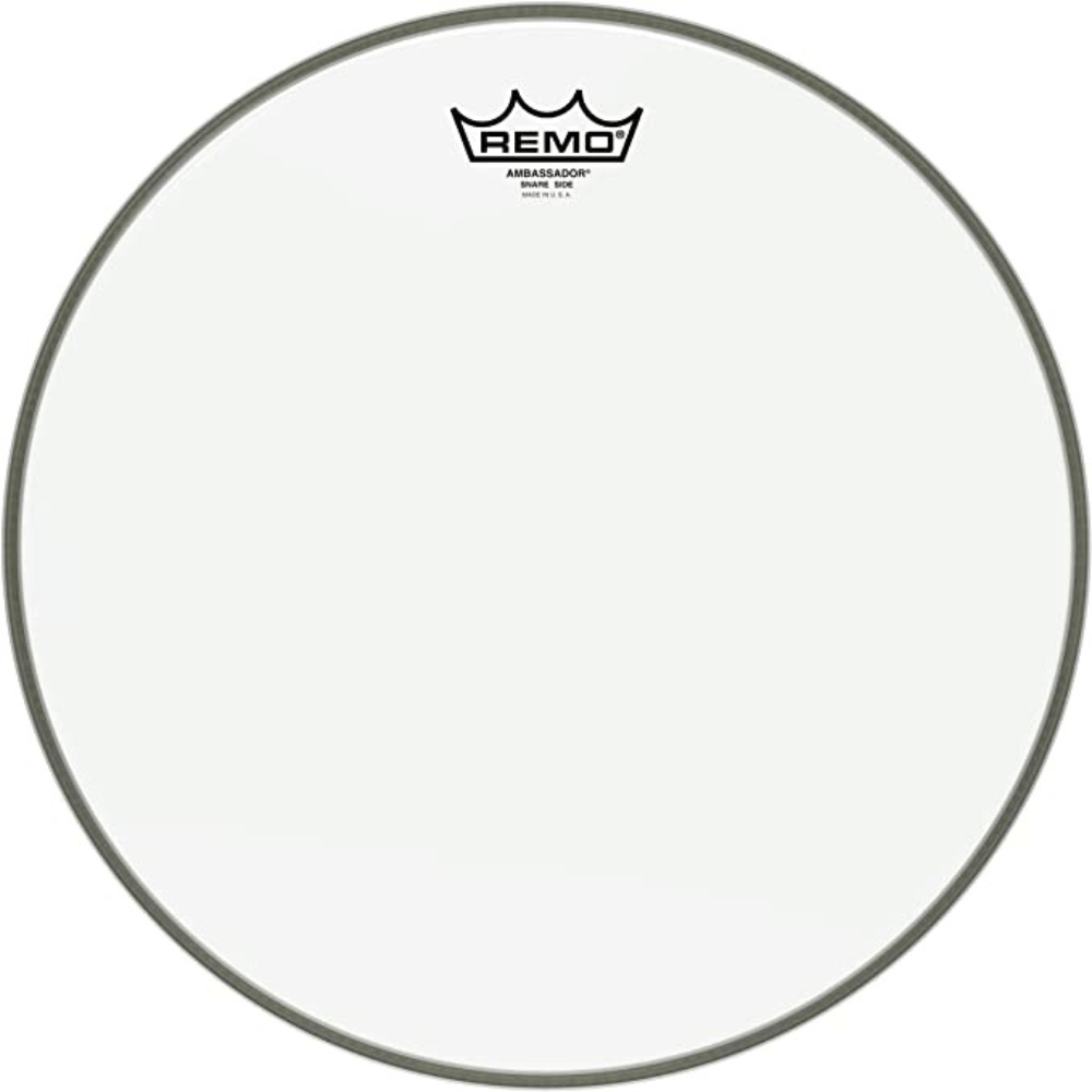 White Smoke remo-ambassador-hazy-snare-side-drumhead-13-inch Drum Heads