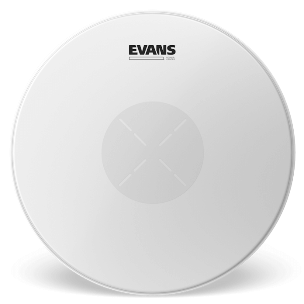 Light Gray evans-power-center-snare-drumhead-13-inch Drum Heads