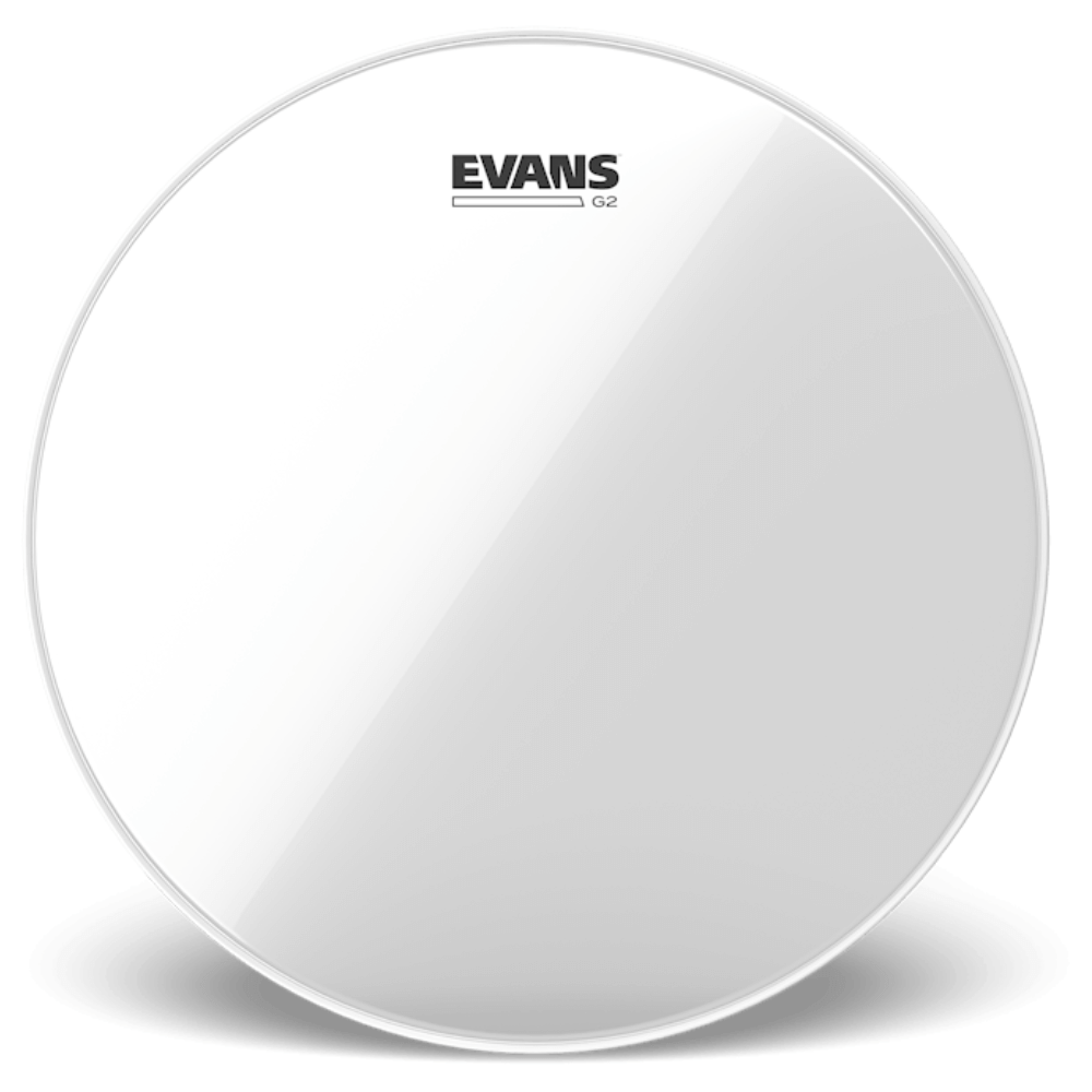 Light Gray evans-g2-clear-drumhead-8-inch-1 Drum Heads
