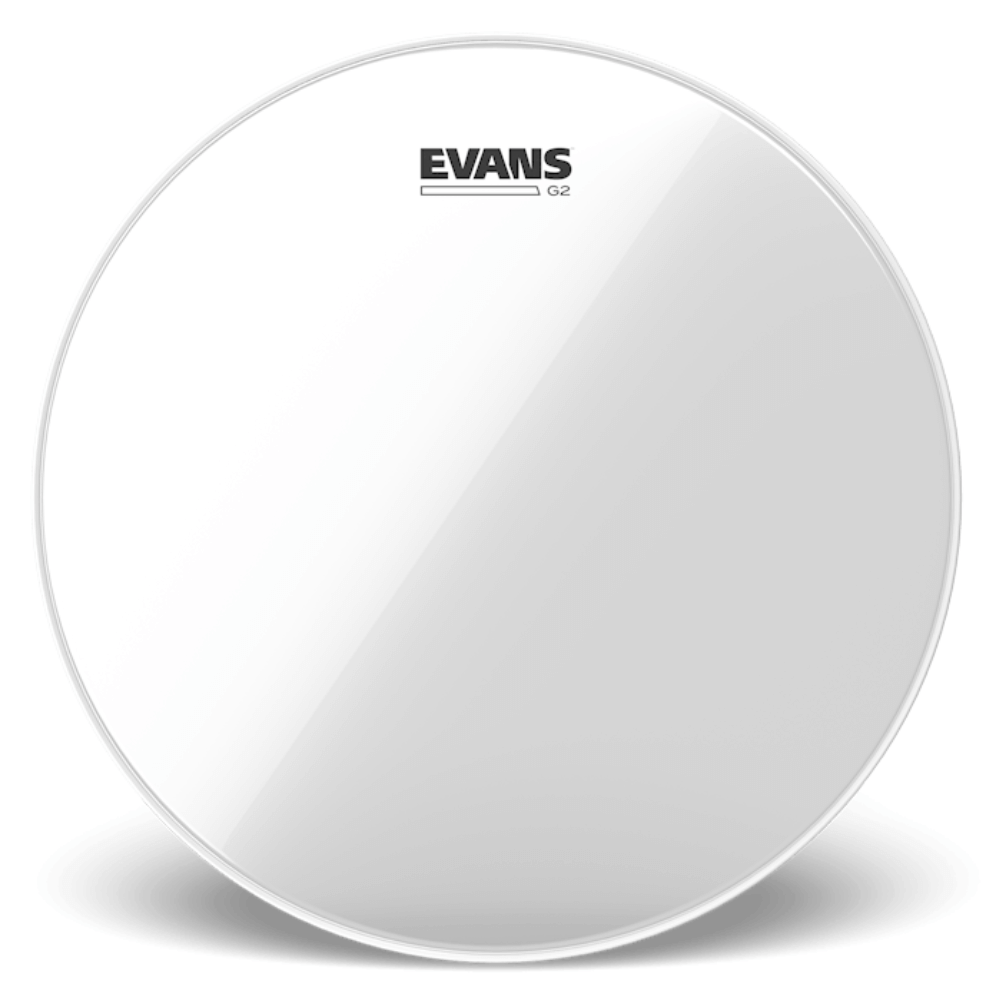 Light Gray evans-g2-clear-drumhead-18-inch Drum Heads