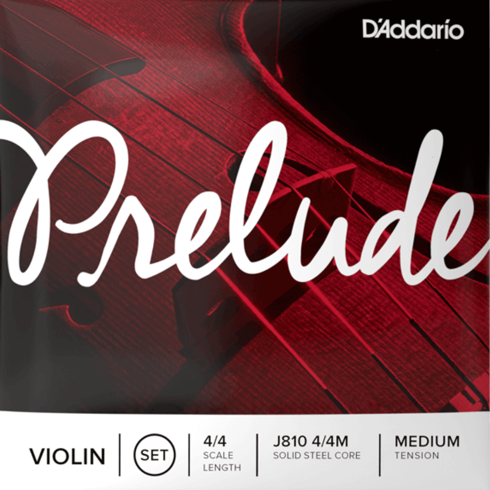 Dark Slate Gray daddario-j810-prelude-violin-string-set-4-4-size Violin Strings