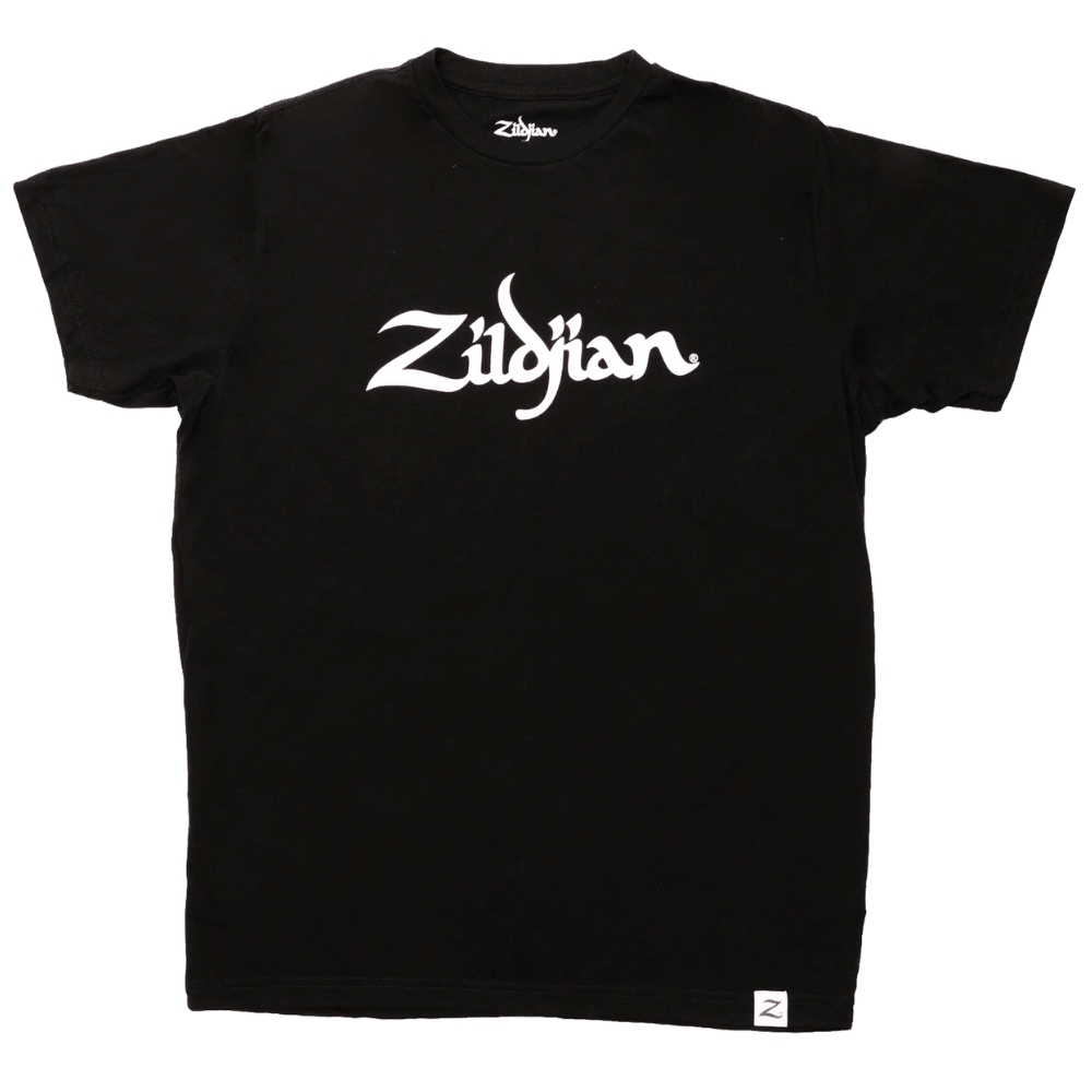 Black zildjian-classic-black-logo-t-shirt T-Shirts Small / Black,Medium / Black,Large / Black,2X-Large / Black