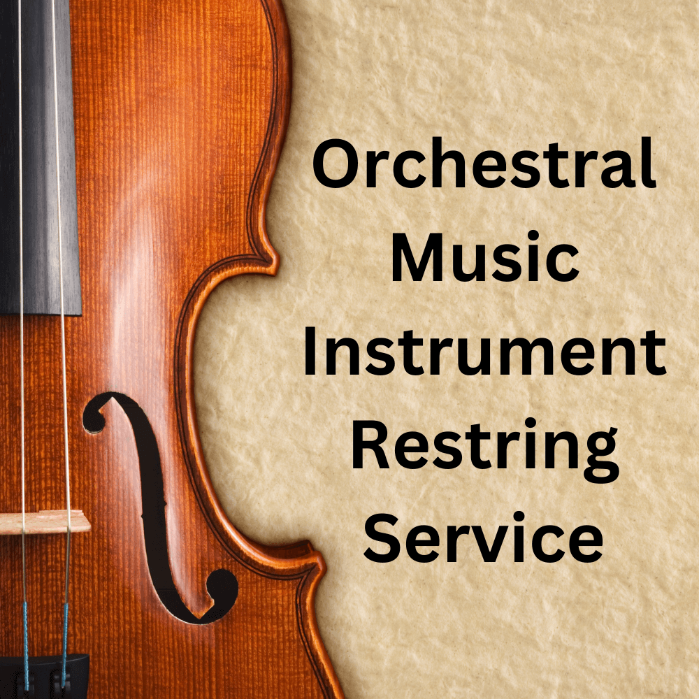 Tan violin-viola-restring Instrument Repair