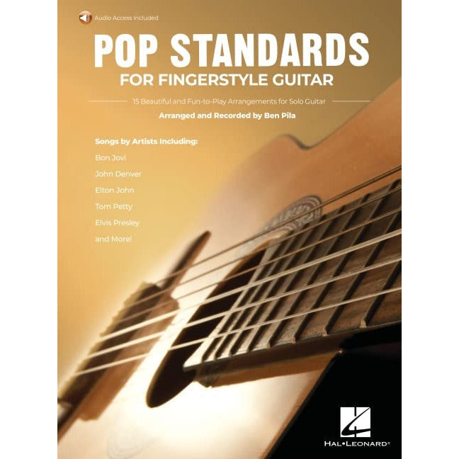 Dark Khaki hal-leonard-pop-standards-for-fingerstyle-guitar-15-beautiful-and-fun-to-play-arrangements-for-solo-guitar-301-0072 Guitar Books