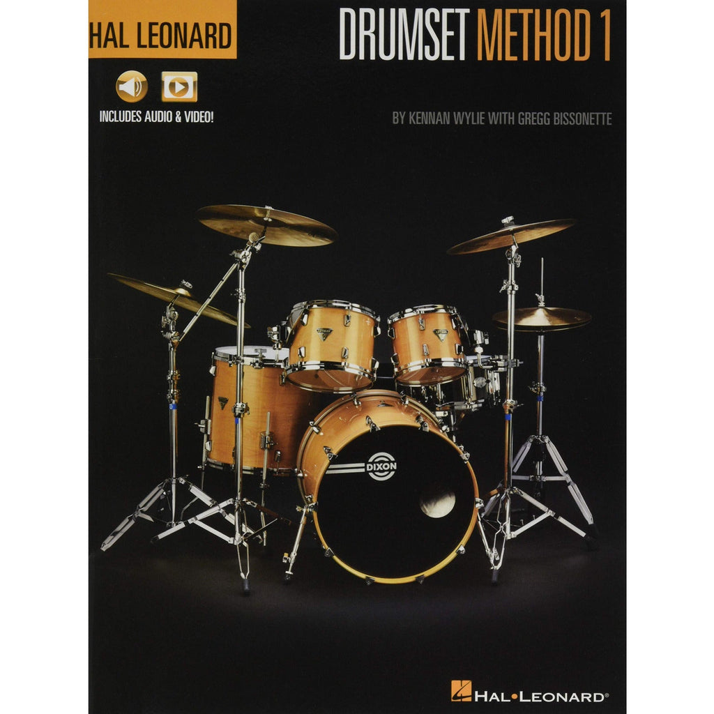 Black hal-leonard-drumset-method-book-1 Drum Kit Books