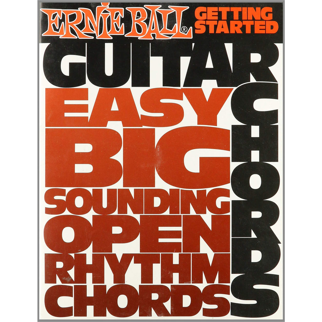 Black ernie-ball-getting-started-guitar-chords-easy-big-sounding-open-rhythm-chords Guitar Books
