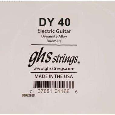 Light Gray ghs-dy40-boomers-040-alloy-wound-single-guitar-string Electric Guitar Single Strings