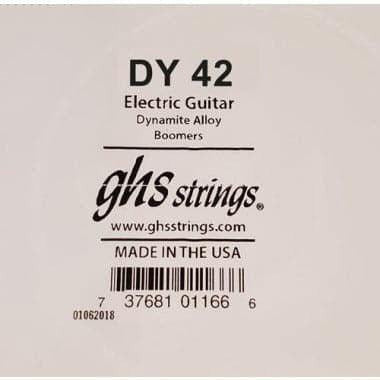 Light Gray ghs-dy42-boomers-042-alloy-wound-single-guitar-string Electric Guitar Single Strings